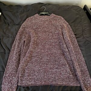 Topman Maroon Knit Sweater